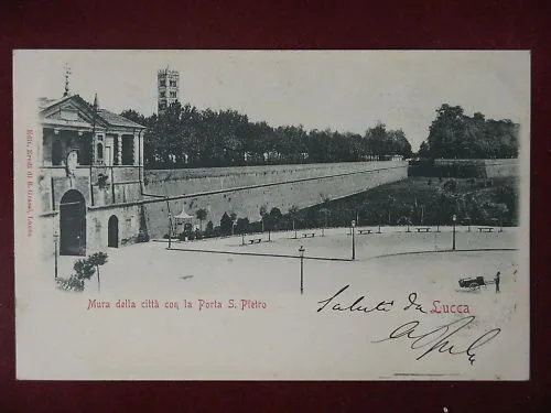 LUCCA Mura della Città viaggiata “900 #8082