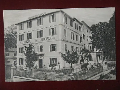 FIUGGI FONTE Albergo Vallombrosa viaggiata anni 30 #8110