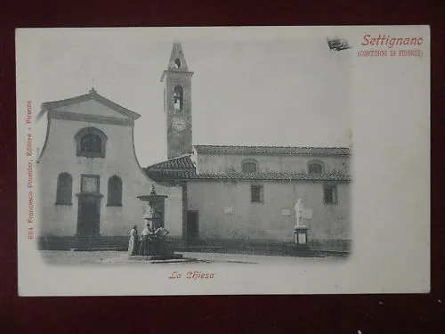 SETTIGNANO La Chiesa non viaggiata “900 #8123
