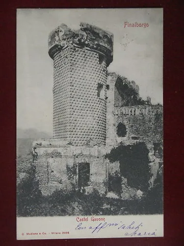 FINALBORGO Castel Gavone viaggiata “900 #8158