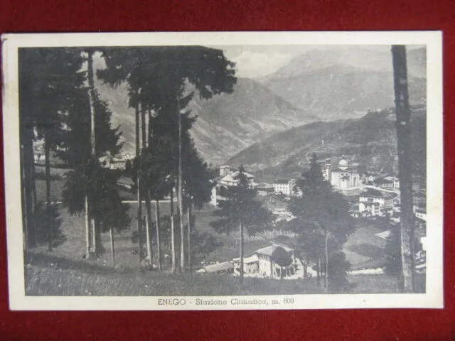 Enego Stazione Climatica anni 30 viaggiata #11972