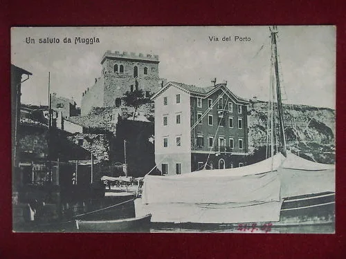 MUGGIA Saluto non viaggiata anni 20 #8516