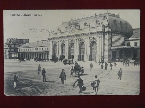 MILANO STAZIONE ANNI 10 VIAGGIATA #5105