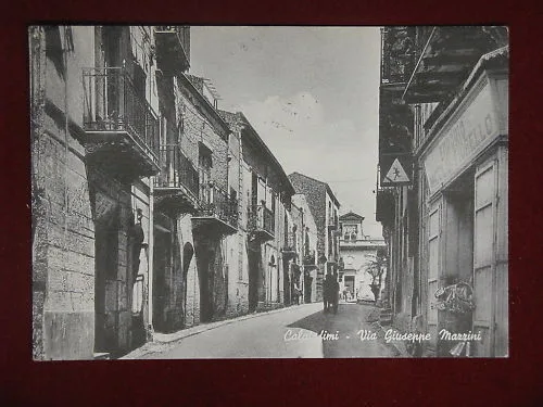 CALATAFIMI via G. Mazzini animata viaggiata anni 60 FG #9295