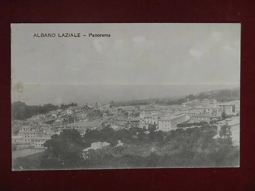 ALBANO LAZIALE Panorama VIAGGIATA “900 #9715