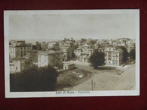 LIDO DI ROMA PANORAMA VIAGGIATA “900 #9744
