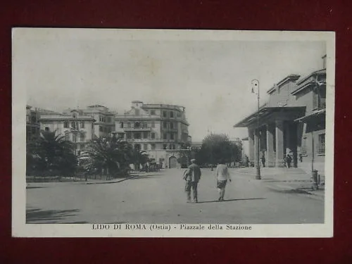 LIDO DI ROMA PIAZZA STAZIONE VIAGGIATA “900 #9749