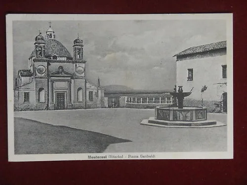 MONTEROSI PIAZZA GARIBALDI VIAGGIATA “900 #9751