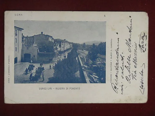 LUNGO LIRI Riviera di Ponente VIAGGIATA “900 #9752