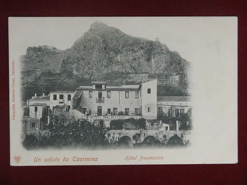 TAORMINA Hotel Naumachie non viaggiata “900 #9897