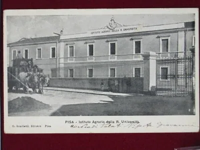 PISA Istituto Agrario carro viaggiata anni 10 #2384