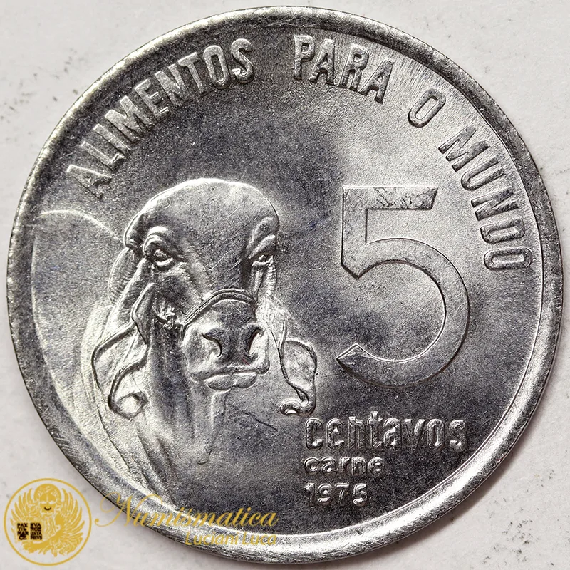 BRASILE 5 Centavos 1975 FAO Fdc #1886
