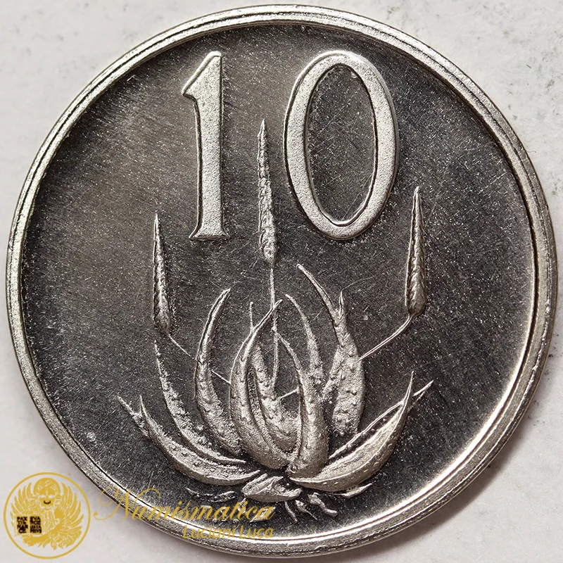 SUDAFRICA 10 Cents 1975 Fdc #1915