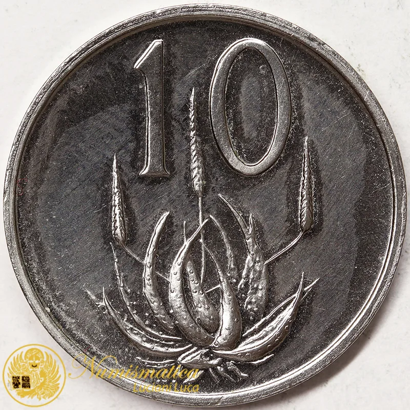 SUDAFRICA 10 Cents 1973 Fdc #1928
