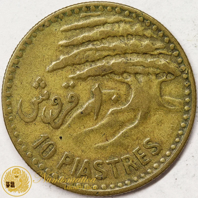 LIBANO 10 Piastre 1900 Fdc #1935