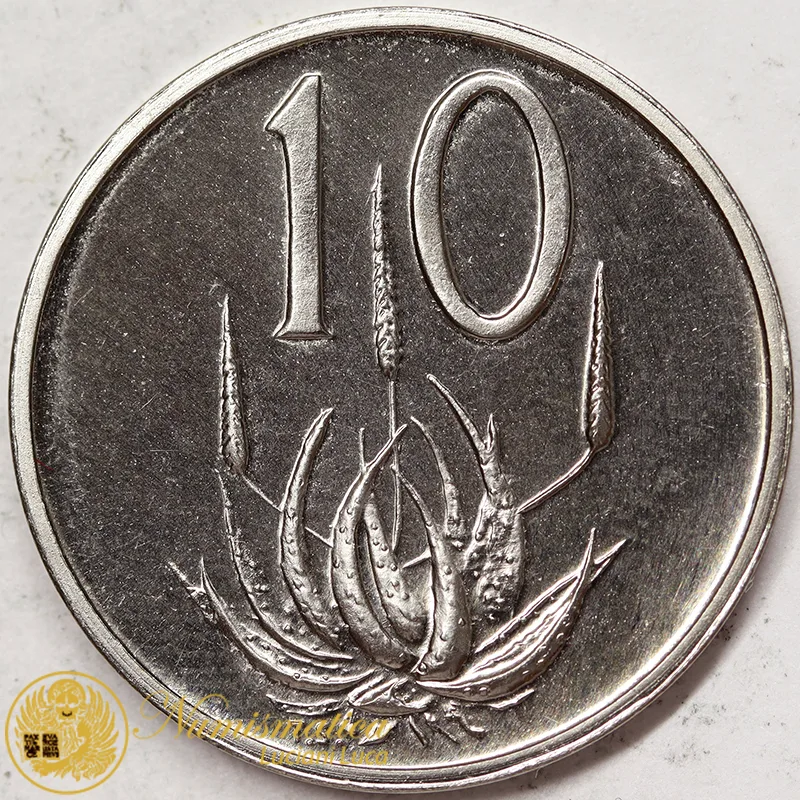 SUDAFRICA 10 Cents 1972 Fdc #1951
