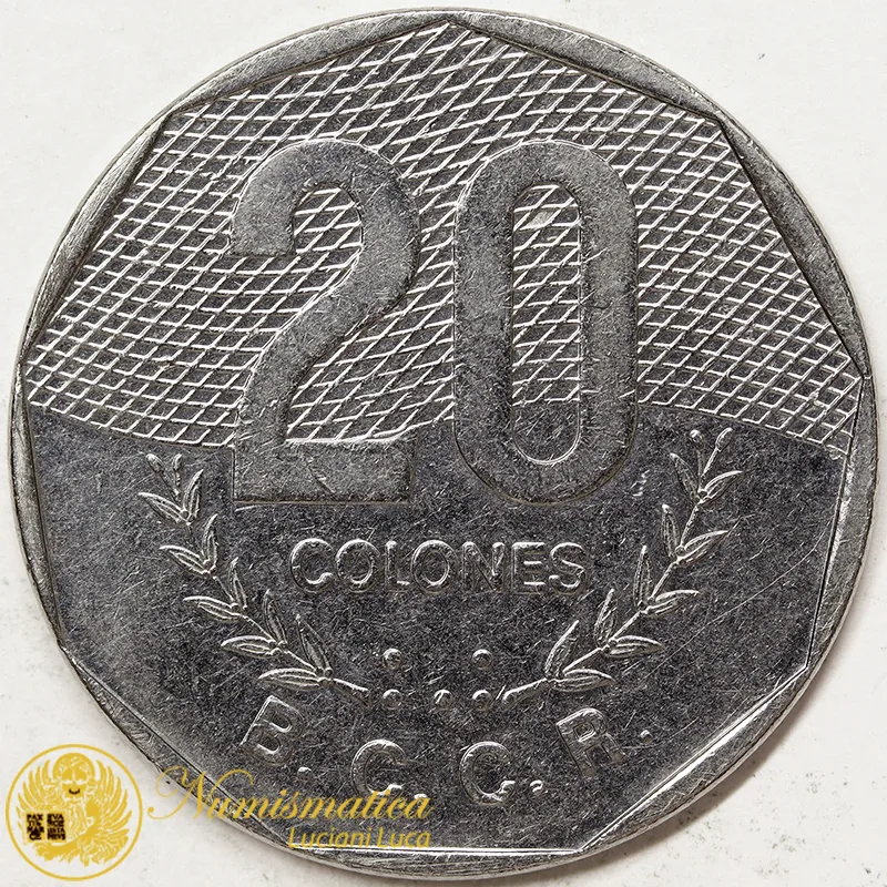 COSTARICA 20 Colones 1983 Fdc #2085