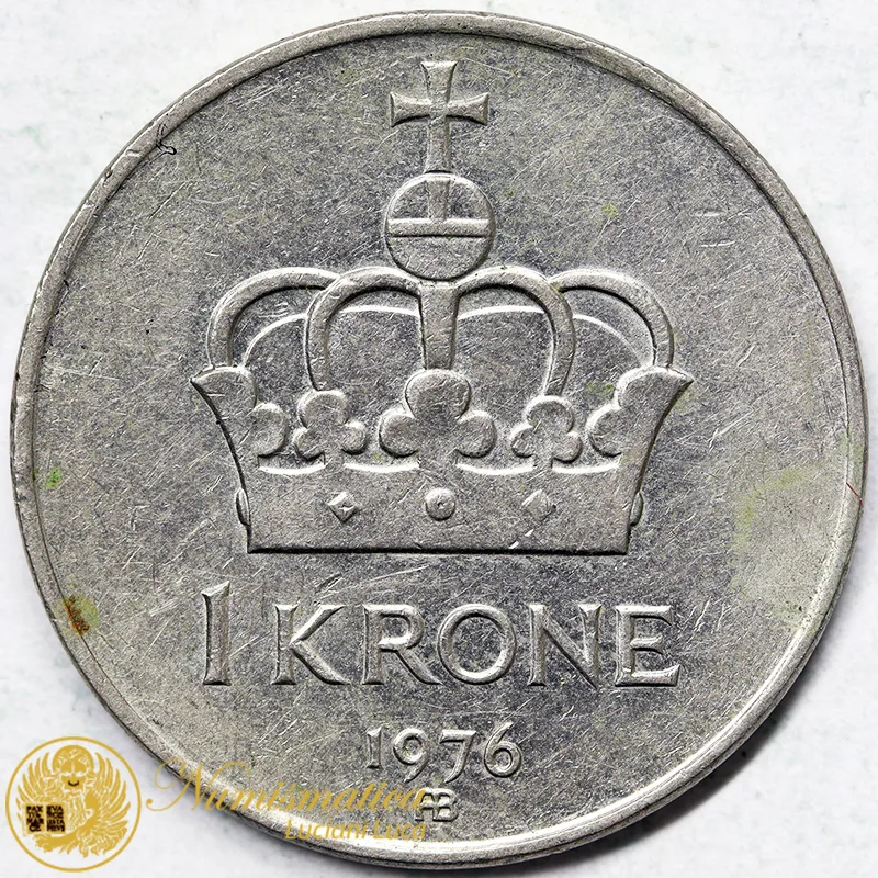 NORVEGIA 1 Korona 1976 #6302