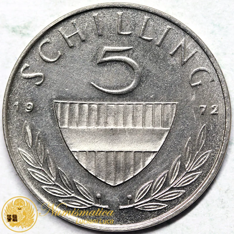 AUSTRIA 5 Scellini 1972 #6335
