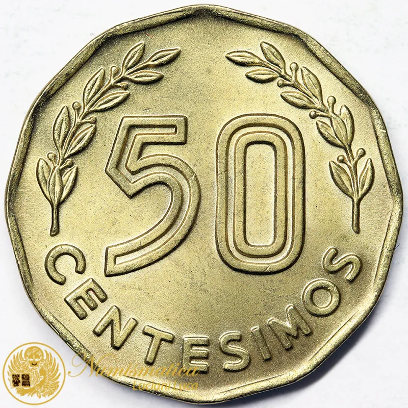 URUGUAY 50 Centesimos 1976 Fdc #6461