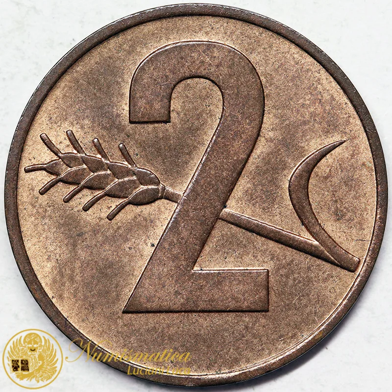 SVIZZERA 2 RAPPEN 1969 SPL+ #6647