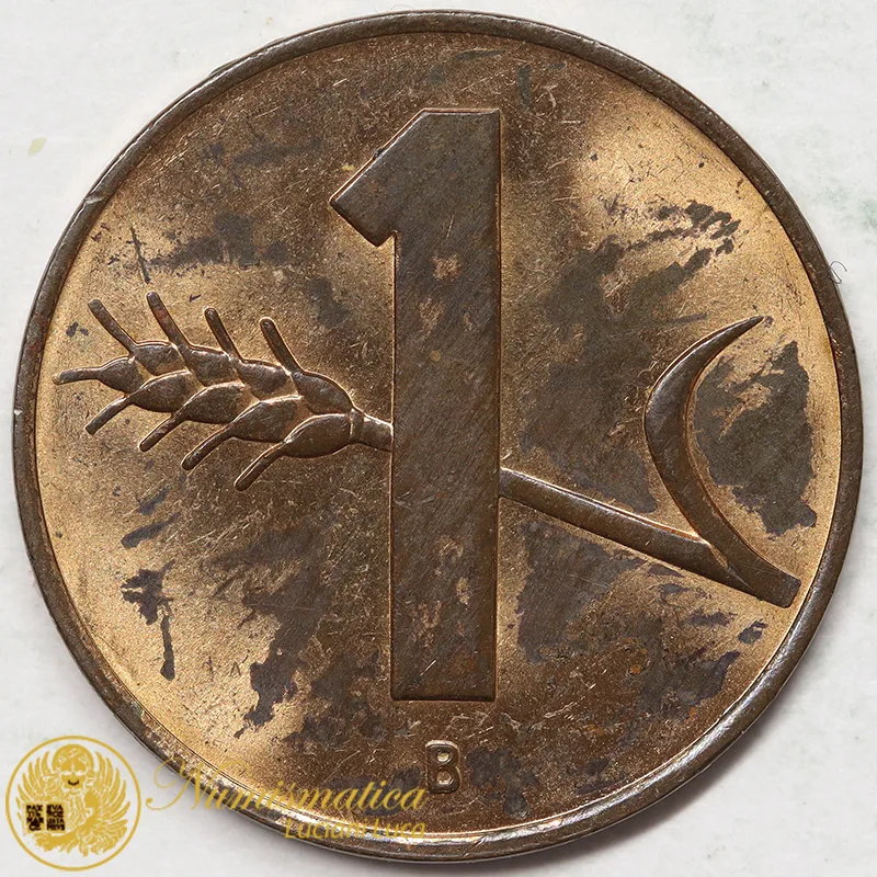 1 Rappen 1966 B SVIZZERA BB- #6674