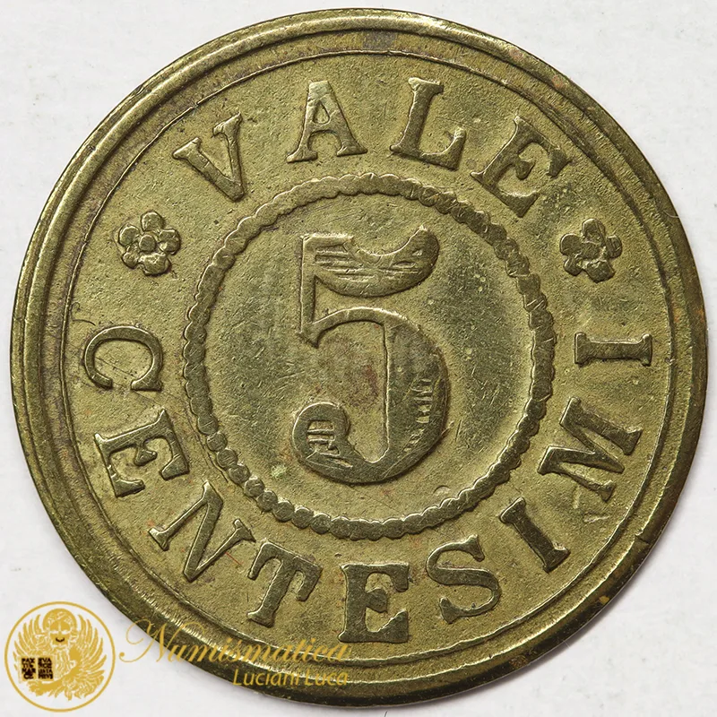 GETTONE DA 5 CENTESIMI Italia #6731