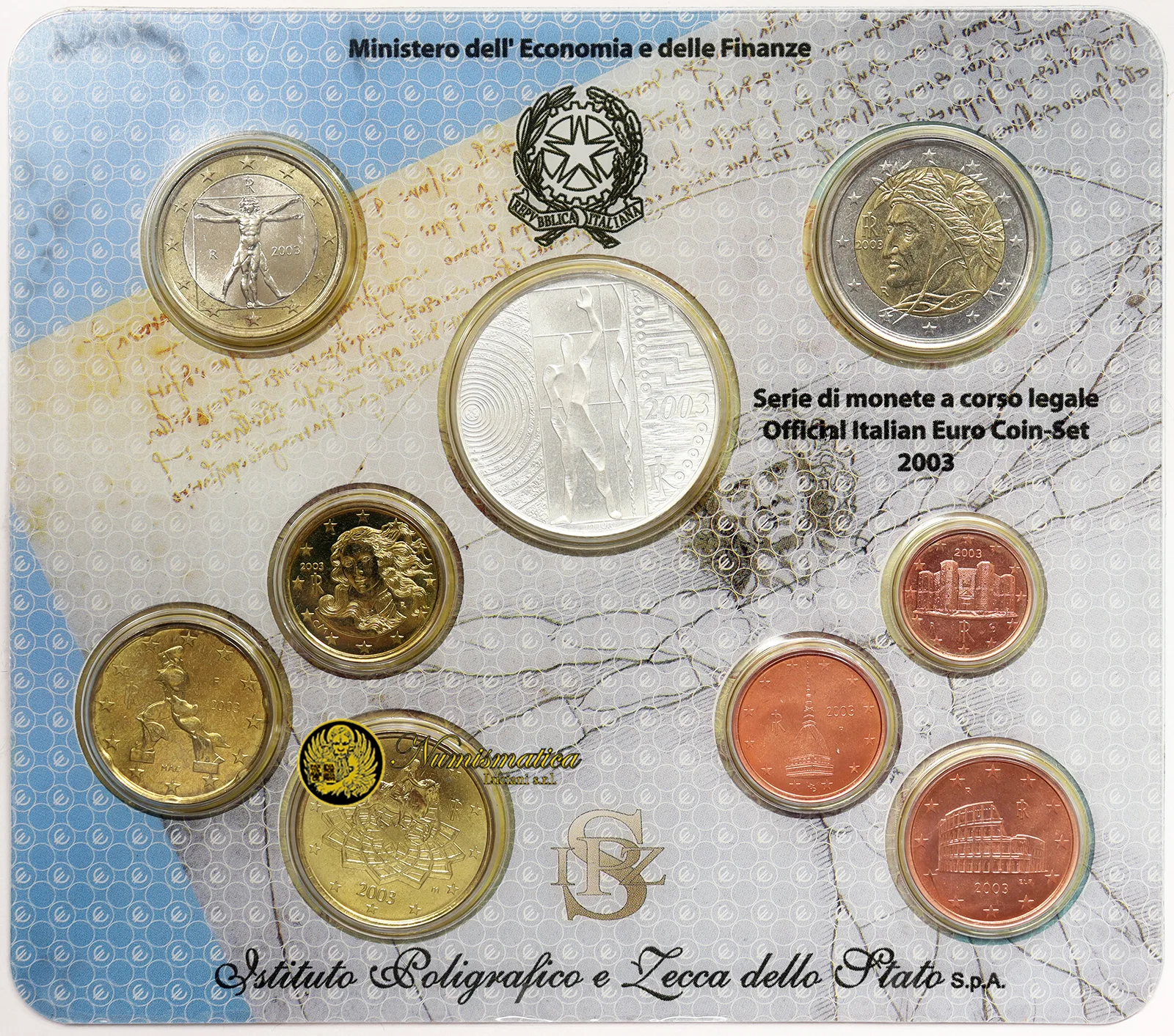 ITALIA Serie EURO 2003 LAVORO Fdc [28]