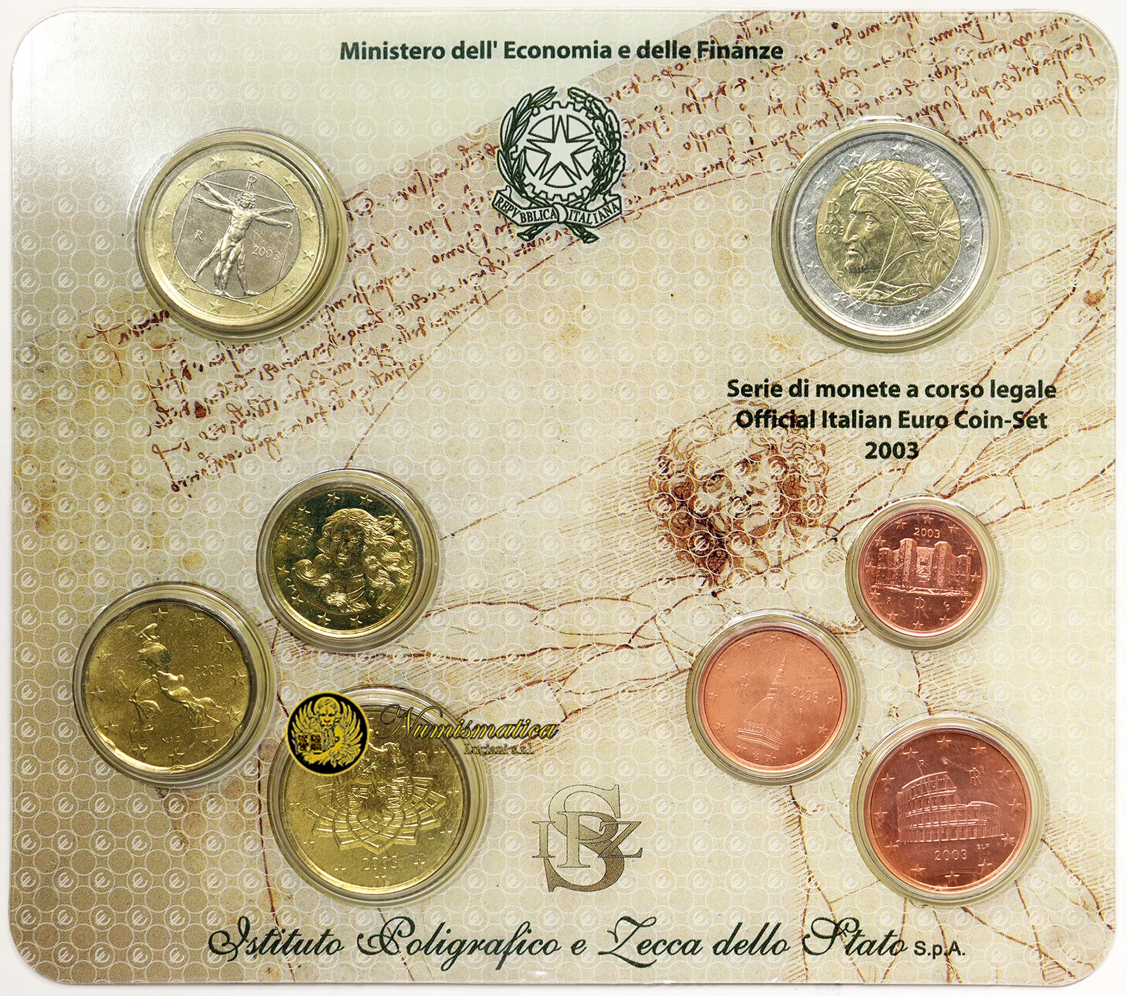ITALIA Serie EURO 2003 Fdc [29]