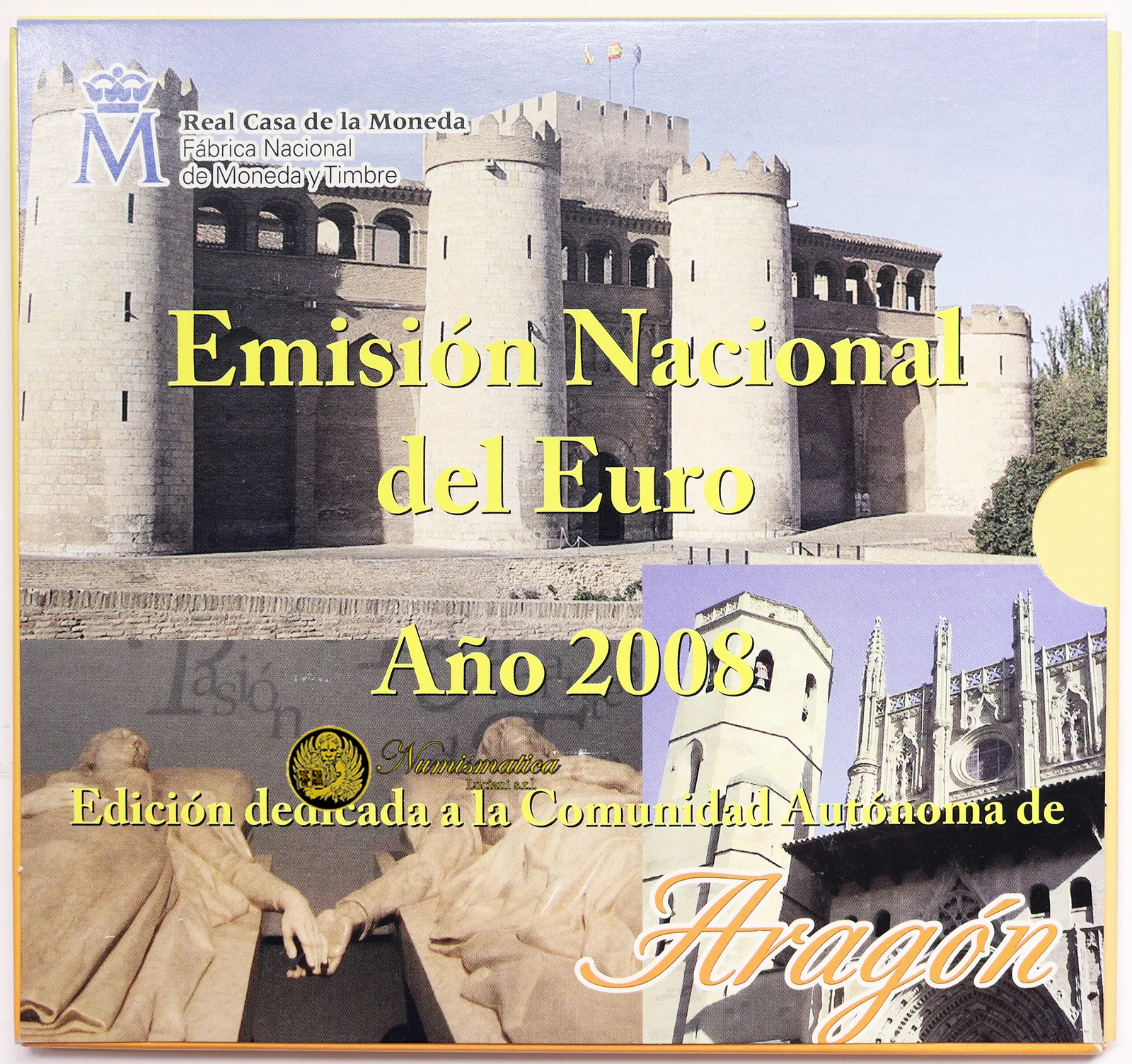SPAGNA Serie EURO 2008  ARAGON Fdc [61]
