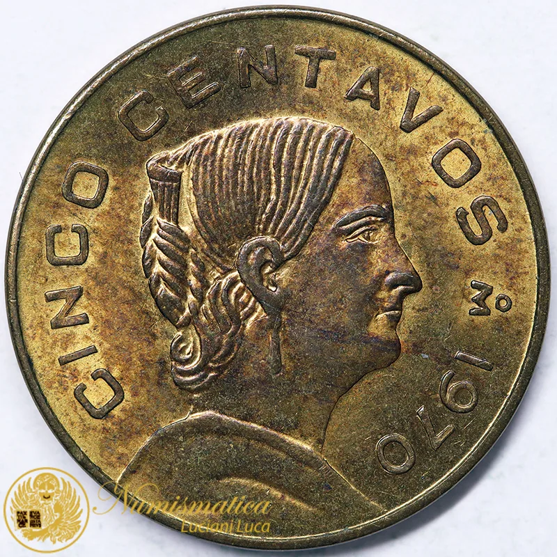 MESSICO 5 Centavos 1970 #6821