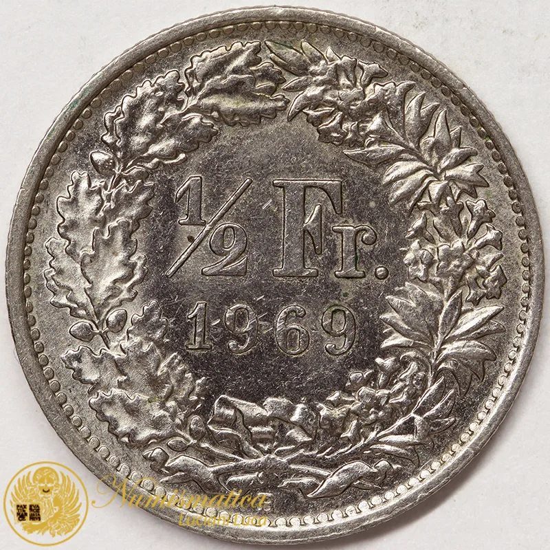 SVIZZERA 1/2 Franco 1969 B #3403