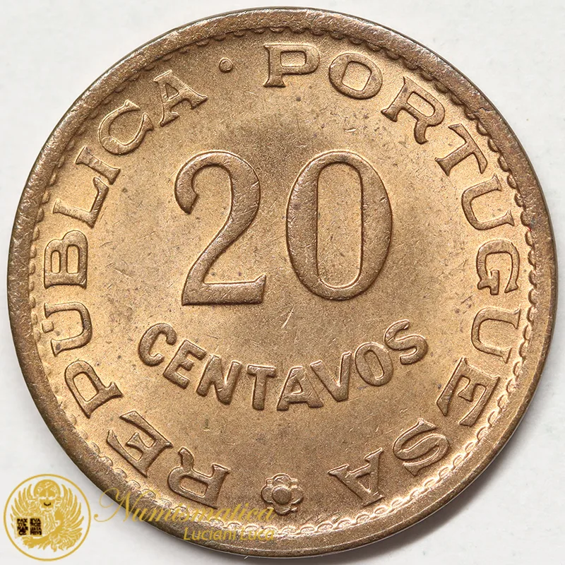 TIMOR 20 Centavos 1970 FDC rame rosso #7041