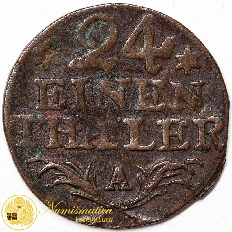 GERMANIA Prussia 1/24 Tallero 1782 A #3462