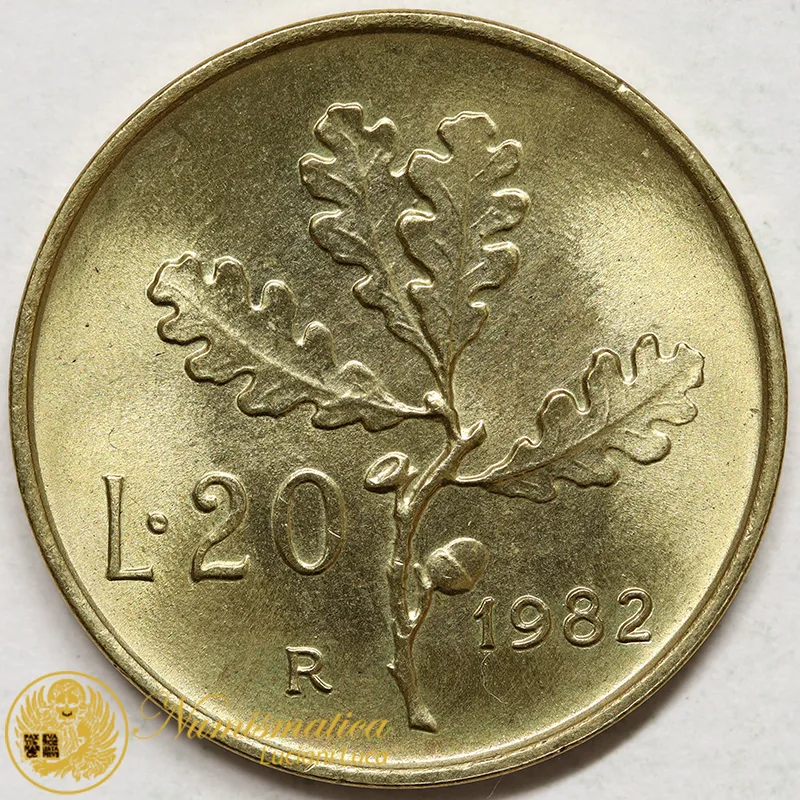 ITALIA 20 Lire 1982 #7177