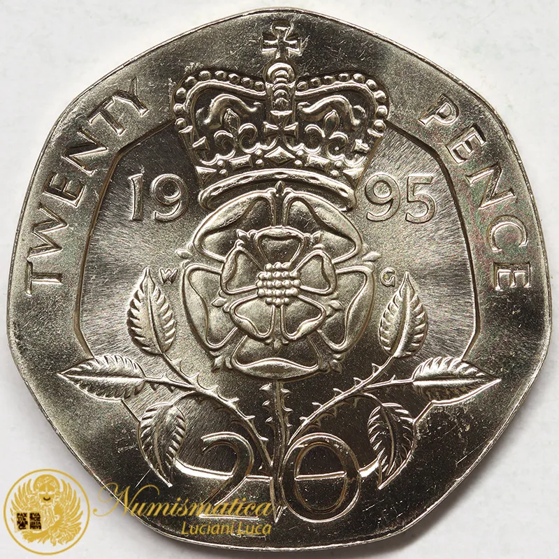 GRAN BRETAGNA 20 Pence 1995 Elisabetta II Fdc #7200