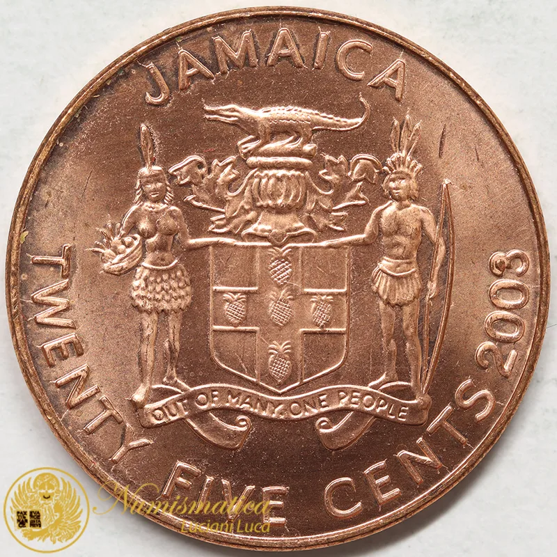 JAMAICA 25 Cents  2003 MARCUS GARVEY Fdc #7219