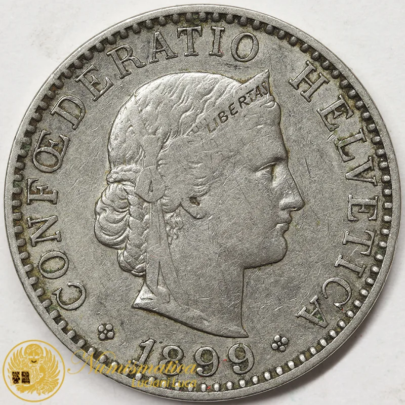 20 RAPPEN 1899 B SVIZZERA VF/BB #3757