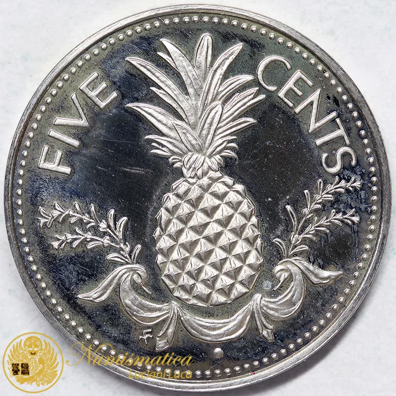 BAHAMAS 5 Cents 1975 Fdc #8293