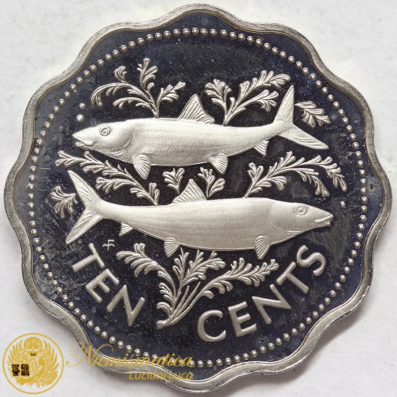 BAHAMAS 10 Cents 1975 Fdc #8295