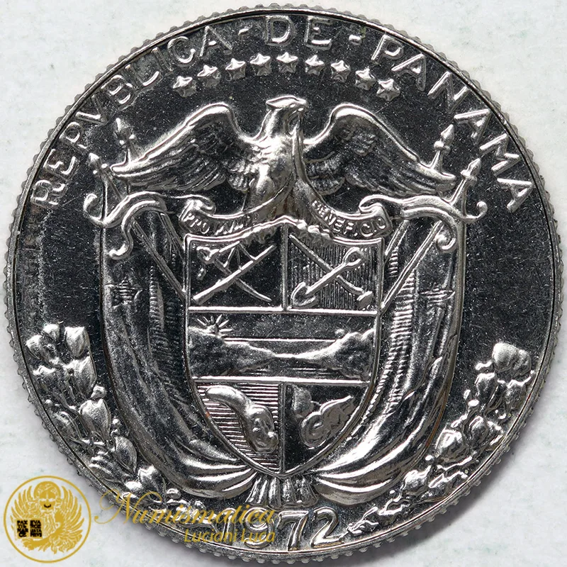 PANAMA 1/10 BALBOA 1972  Proof  #8301