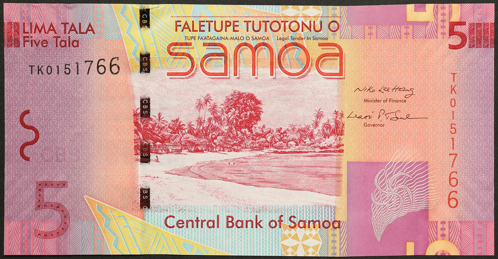 5 TALA SAMOA FDS #B221