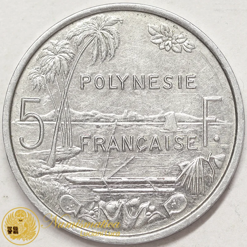 POLINESIA FRANCESE 5  Franchi 1988 XF #926
