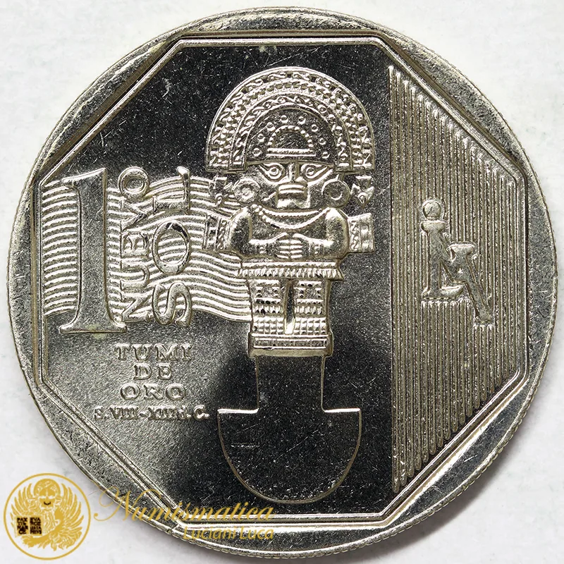 PERU’ 1 SOL 2010 TUMI DE ORO FDC §326