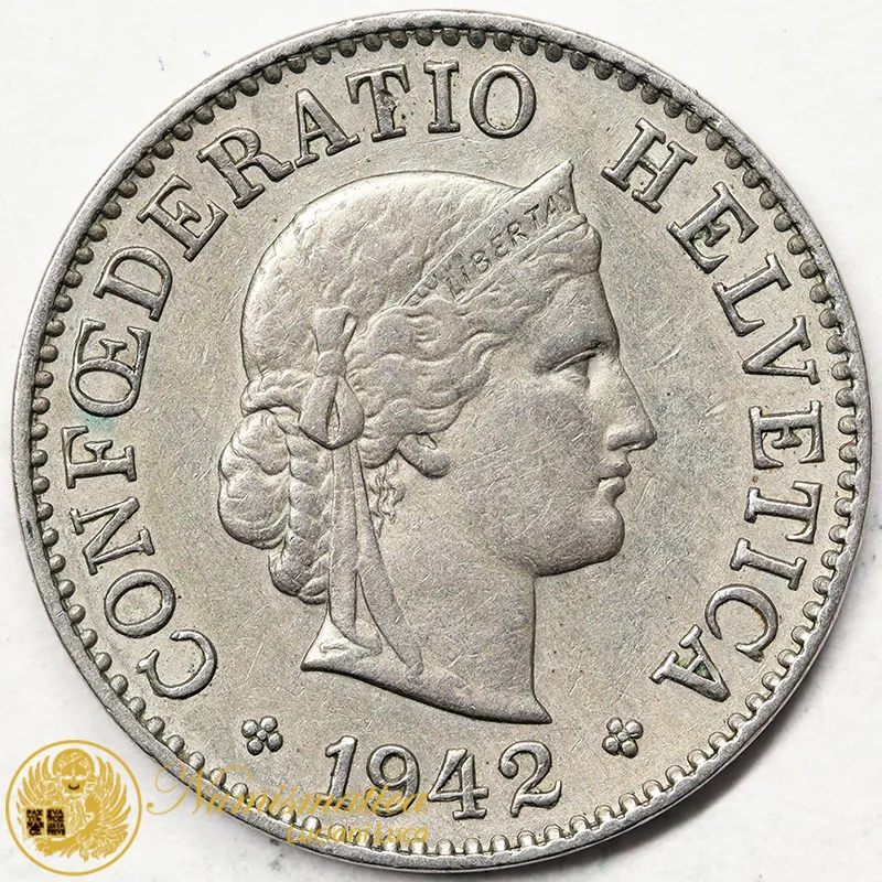 SVIZZERA 5 RAPPEN 1942  #3965