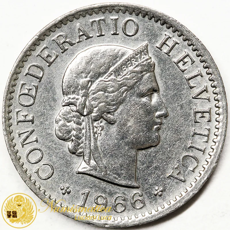 SVIZZERA 5 Rappen 1966 BB #3991