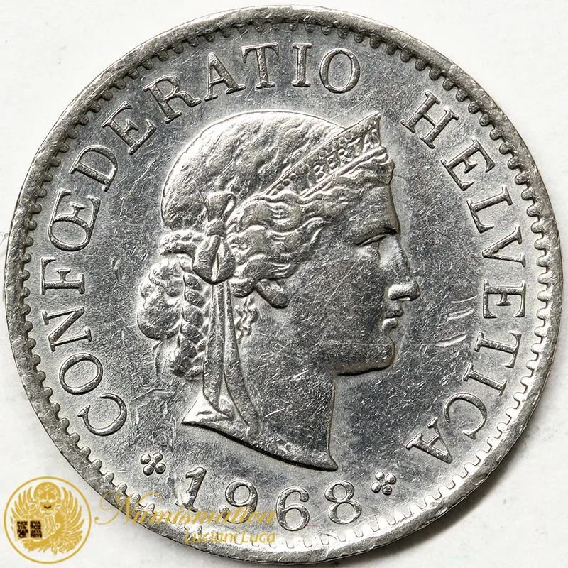 SVIZZERA 5 Rappen 1968 BB #3994