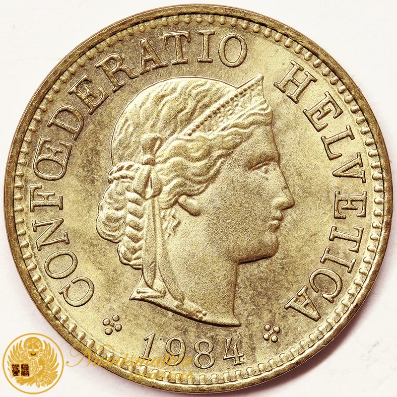 SVIZZERA 5 Rappen 1984 BB #4011