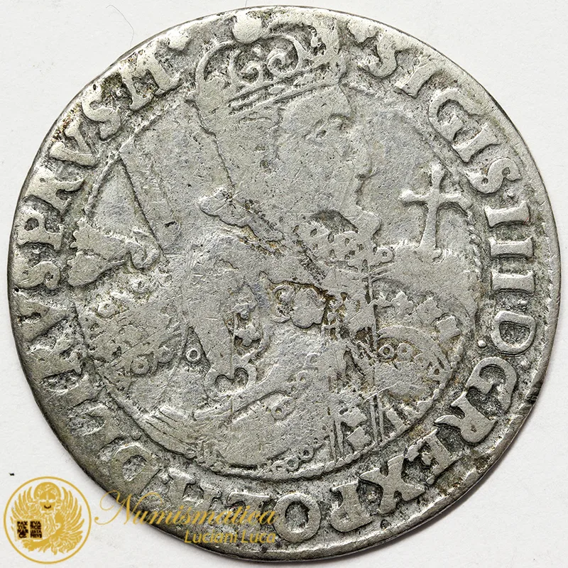POLONIA Quarto di Tallero 1622 SIGISMONDO III #4022