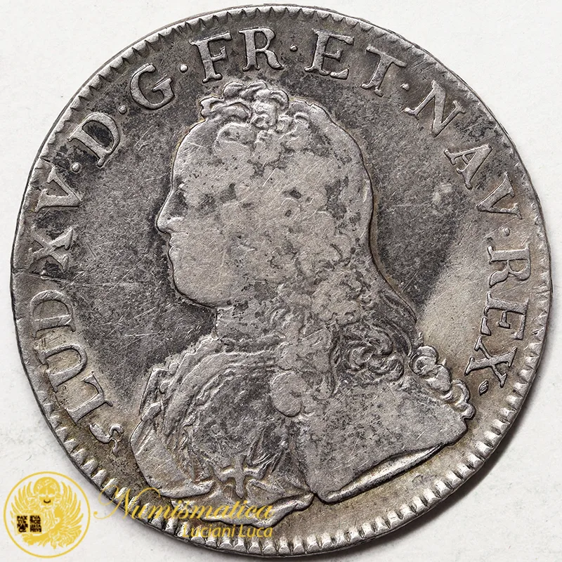 FRANCIA LUDOVICO XV° ECU 1727 argento #1648